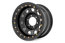 Load image into Gallery viewer, Steel Simulated Beadlock Wheel | Black | 15x8 | 5x4.5 | 3.30 Bore | -19