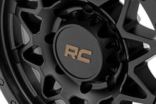 Load image into Gallery viewer, Rough Country 78 Series Wheel | Simulated Beadlock | Black | 18x9 | 8x180 | 0mm