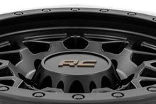 Load image into Gallery viewer, Rough Country 78 Series Wheel | Simulated Beadlock | Black | 18x9 | 8x170 | -12mm
