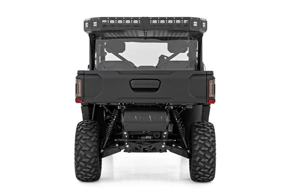 Cargo Rack | Dual 2" Black LED Pairs | Flush Mount | CFMOTO U10 1000 PRO