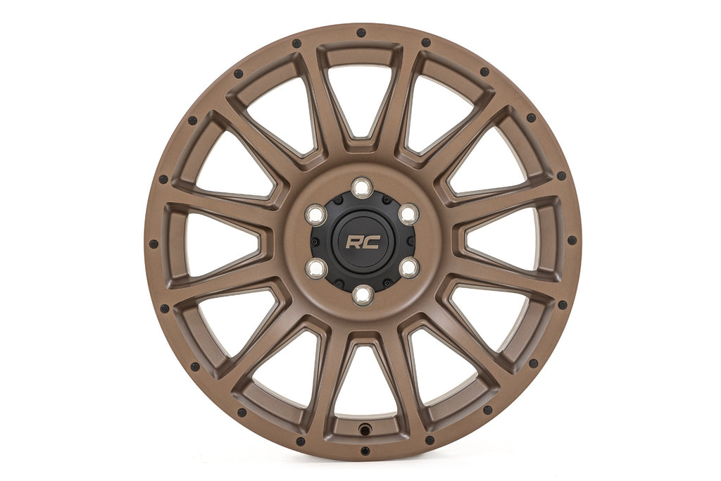 Rough Country 90 Series Wheel | One-Piece | Bronze | 18x9 | 6x5.5 | -12mm