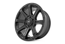 Load image into Gallery viewer, Rough Country 81 Series Wheel | One-Piece | Semi Gloss Black | 20x9 | 5x5.5 | 0mm
