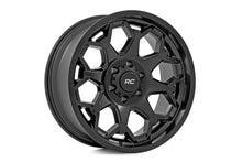 Load image into Gallery viewer, Rough Country 80 Series Wheel | One-Piece | Semi Gloss Black | 20x9 | 8x180 | 0mm