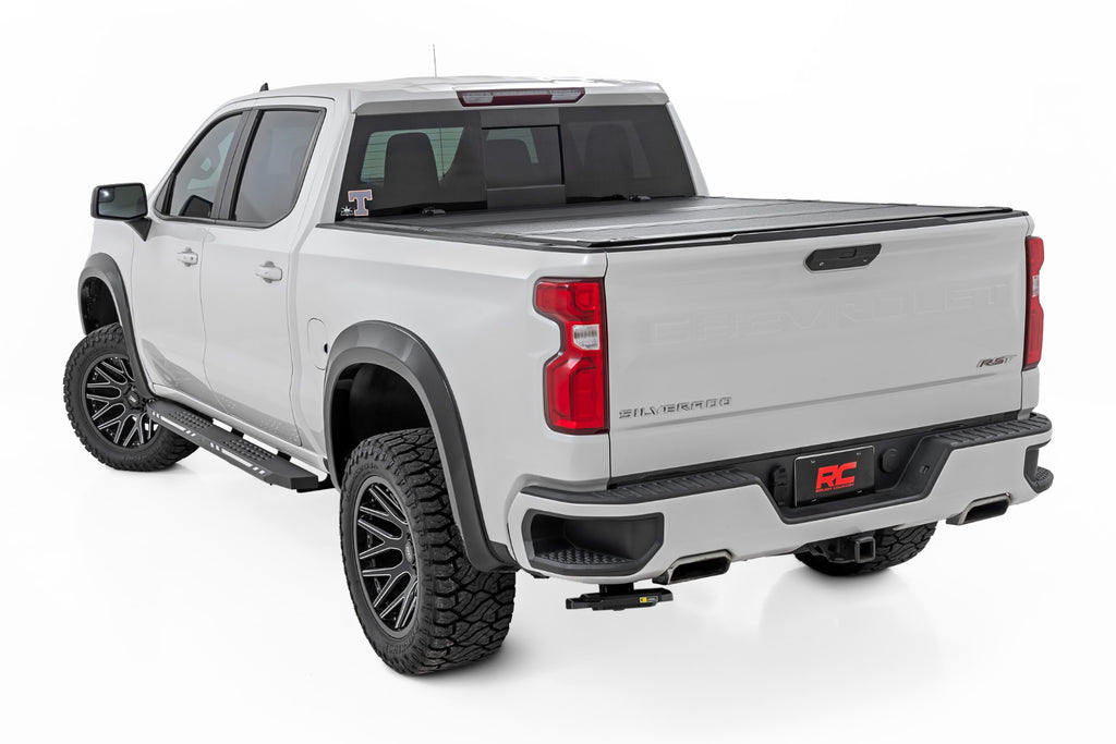 AC2 Running Boards | Amber/White | Crew Cab | Chevy/GMC 1500/2500HD/3500HD (19-26)