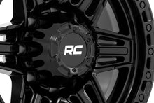 Load image into Gallery viewer, Rough Country 76 Series Wheel | Simulated Beadlock | Gloss Black | 17x9 | 5x5.5 | +0mm