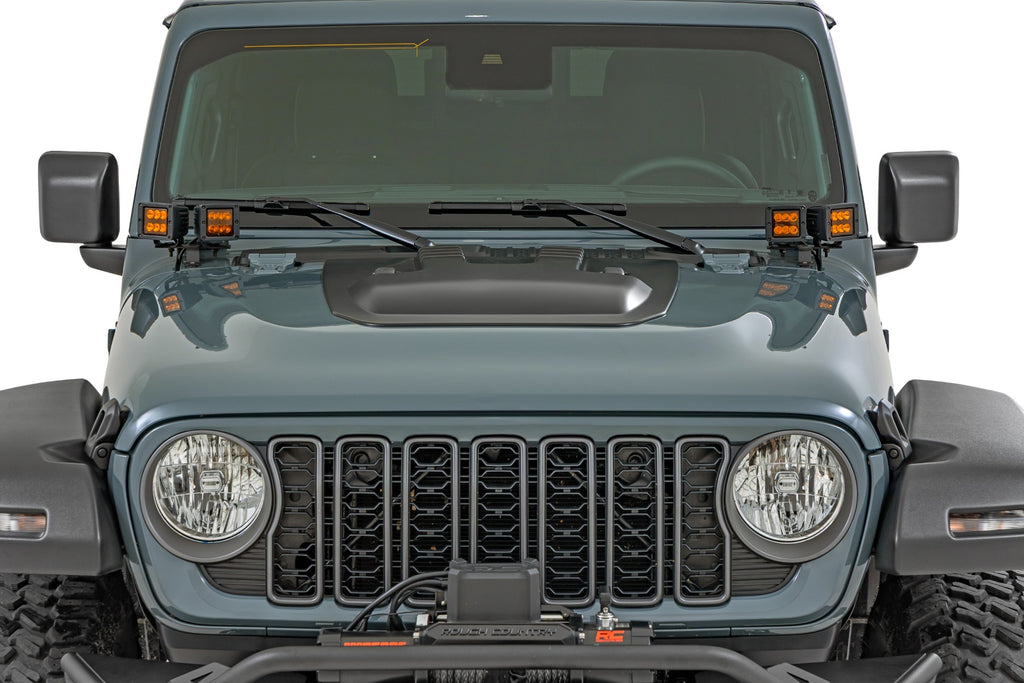 Hood Scoop | PAU Granite Crystal | Jeep Gladiator JT/Wrangler JL 4WD (18-26)