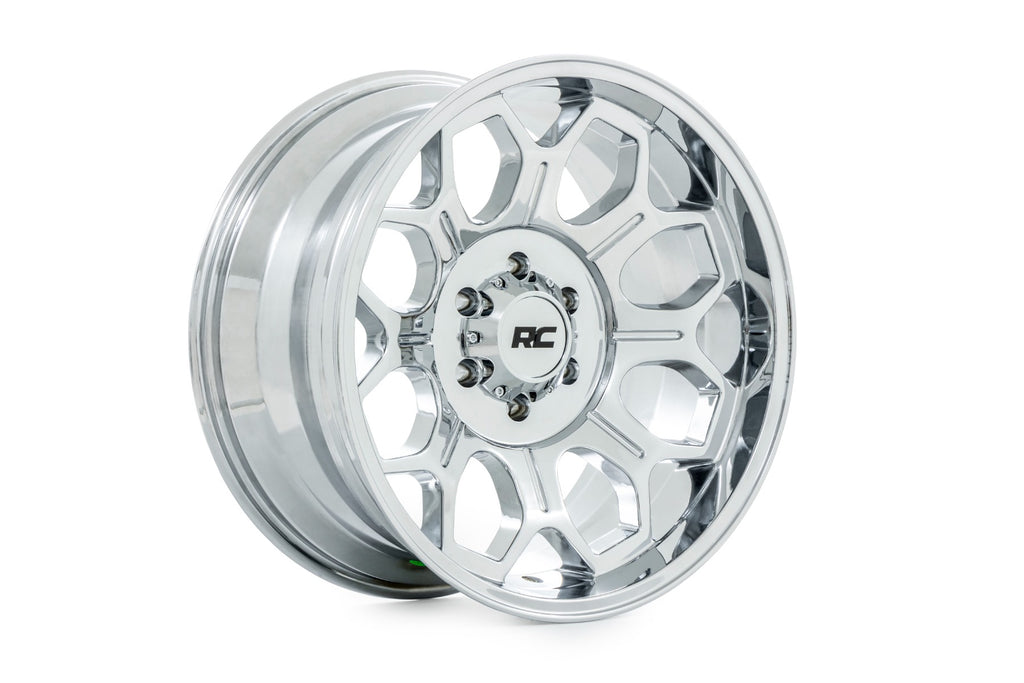 Rough Country 77 Series Wheel | One-Piece |Chrome | 22x12 | 8x180 | -44mm
