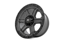 Load image into Gallery viewer, Rough Country 79 Series Wheel | One-Piece | Gunmetal Gray w/Black Ring | 17x8.5 | 6x5.5 | 0mm