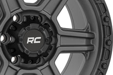 Load image into Gallery viewer, Rough Country 79 Series Wheel | One-Piece | Gunmetal Gray w/Black Ring | 17x8.5 | 6x5.5 | 0mm