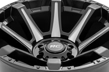 Load image into Gallery viewer, Rough Country 81 Series Wheel | One-Piece | Semi Gloss Black w/machined spokes | 20x9 | 5x150 | +18m