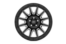 Load image into Gallery viewer, Rough Country 90 Series Wheel | One-Piece | Gloss Black w/machined spokes | 20x9 | 6x5.5 | -12mm