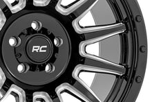 Load image into Gallery viewer, Rough Country 90 Series Wheel | One-Piece | Gloss Black w/machined spokes | 20x10 | 8x170 | -19mm