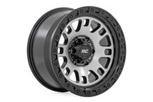 Load image into Gallery viewer, Rough Country 82 Series Wheel | One-Piece | Machined Semi Gloss Black | 17x9 | 6x5.5 | -12mm