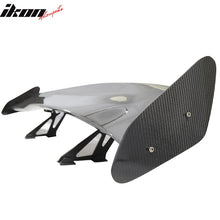 Load image into Gallery viewer, 56"Inch GT Style 3D Carbon Fiber Racing Race Drag Trunk Spoiler Wing