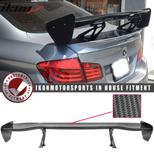 Load image into Gallery viewer, Universal 56" Inch GT Style Racing Trunk Spoiler Wing 3D Carbon Fiber
