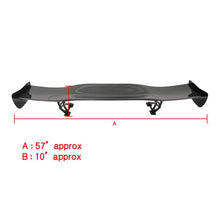 Load image into Gallery viewer, Universal 57" GT Style Racing Race Drag Trunk Spoiler 3D Carbon Fiber
