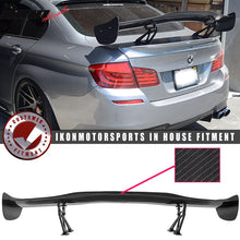 Load image into Gallery viewer, Universal 57" GT Style Racing Race Drag Trunk Spoiler 3D Carbon Fiber