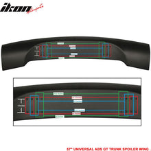Load image into Gallery viewer, Dodge 57" Unpainted GT Style Adjustable Rear Trunk Spoiler Wing ABS