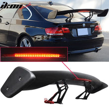 Load image into Gallery viewer, Universal 57in GT Trunk Spoiler &amp; LED Brake Light Black ABS