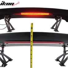 Load image into Gallery viewer, Universal 57in GT Trunk Spoiler &amp; LED Brake Light Black ABS