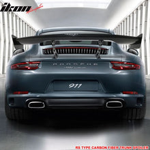 Load image into Gallery viewer, Universal 57" JDM GT RS Style 3D Rear Trunk Spoiler Wing Carbon Fiber