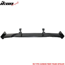 Load image into Gallery viewer, Universal 57" JDM GT RS Style 3D Rear Trunk Spoiler Wing Carbon Fiber
