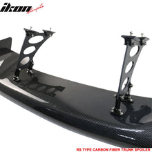 Load image into Gallery viewer, Universal 57" JDM GT RS Style 3D Rear Trunk Spoiler Wing Carbon Fiber