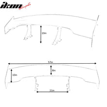 Load image into Gallery viewer, 2006-2014 Lexus IS250 IS350 IS F 57" Wide Trunk Spoiler Carbon Fiber