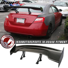 Load image into Gallery viewer, 2006-2011 Honda Civic 57" Wide JDM Racing Trunk Spoiler Carbon Fiber