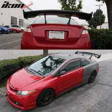 Load image into Gallery viewer, 2006-2011 Honda Civic 57" Wide JDM Racing Trunk Spoiler Carbon Fiber
