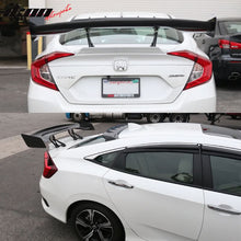 Load image into Gallery viewer, 2016-2021 Honda Civic Sedan 57" Wide JDM Trunk Spoiler Carbon Fiber CF