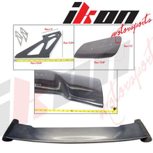 Load image into Gallery viewer, Universal 57" JDM Racing GT RS Carbon Fiber Trunk Spoiler W/ Brackets