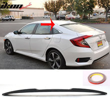 Load image into Gallery viewer, Fits 16-21 Civic X 10th Gen Sedan Roof Spoiler OE Window Visor ABS