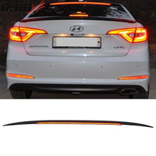 Load image into Gallery viewer, 2015-2017 Hyundai Sonata Painted ABS Roof Spoiler W/ LED Light Bar