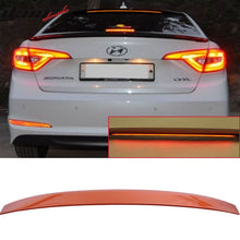 Load image into Gallery viewer, 2015-2017 Hyundai Sonata Painted ABS Roof Spoiler W/ LED Light Bar