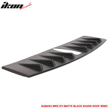 Load image into Gallery viewer, 2015-2021 Subaru WRX STI V Matte Black Roof Generator Shark Fin ABS