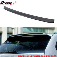 Load image into Gallery viewer, 2000-2006 BMW E53 X5 SUV Euro Style Black Rear Roof Window Spoiler ABS