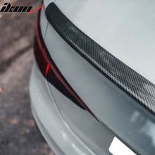 Load image into Gallery viewer, 2017-2025 Audi A4 B9 Sedan S4 Style Rear Spoiler Wing Carbon Fiber