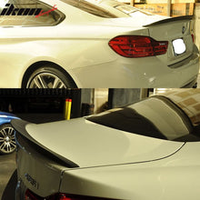 Load image into Gallery viewer, 2014-20 BMW F32 4 Series Coupe P Style Unpainted Rear Spoiler Wing ABS