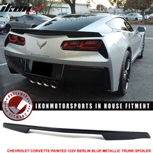 Load image into Gallery viewer, 2014-2019 Chevrolet Corvette C7 Painted ABS Rear Trunk Spoiler Wing