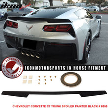 Load image into Gallery viewer, 2014-2019 Chevrolet Corvette C7 Painted ABS Rear Trunk Spoiler Wing