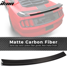 Load image into Gallery viewer, 2015-2022 Ford Mustang GT350R Style Carbon Fiber Trunk Spoiler Wing