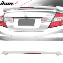 Load image into Gallery viewer, 2012-2015 Honda Civic 9th Sedan MD Style Trunk Spoiler Wing Lip ABS