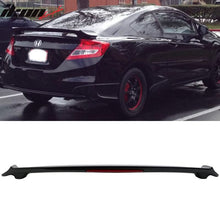 Load image into Gallery viewer, 2012 Honda Civic Si LX Coupe Trunk Spoiler with LED Brake Light ABS
