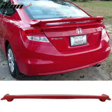Load image into Gallery viewer, 2012 Honda Civic Si LX Coupe Trunk Spoiler with LED Brake Light ABS