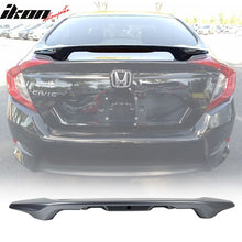 Load image into Gallery viewer, 2016-2021 Honda Civic X Sedan Trunk Spoiler with LED Brake Light ABS
