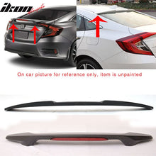 Load image into Gallery viewer, Fits 16-21 Honda Civic Sedan IKON UnRoof + Trunk Spoiler - ABS