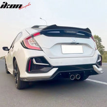 Load image into Gallery viewer, 2017-2021 Honda Civic 10th Hatchback V Style CF Print Rear Spoiler