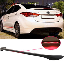 Load image into Gallery viewer, 2011-15 Hyundai Elantra OE Style Unpainted Rear Spoiler Wing &amp; LED ABS