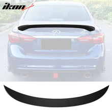 Load image into Gallery viewer, 2014-2023 Infiniti Q50 AS Style Rear Trunk Spoiler Wing ABS
